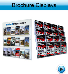 Brochure display boards